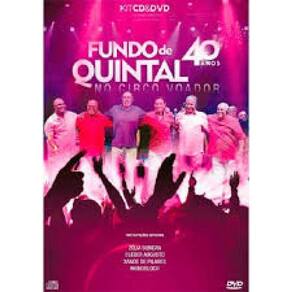 Dvd Fundo De Quintal - Ao Vivo Convida