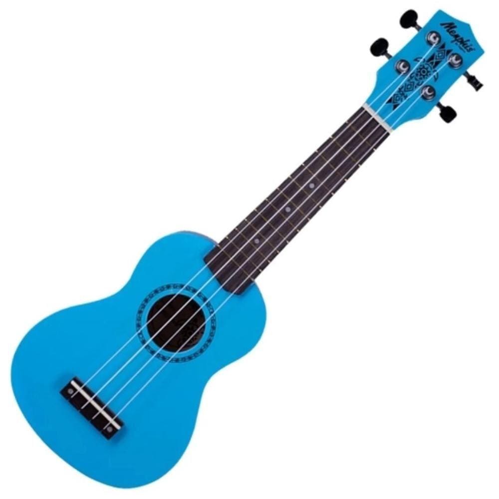 Ukulele Soprano Tagima Memphis Honu Dbl Azul Nylon