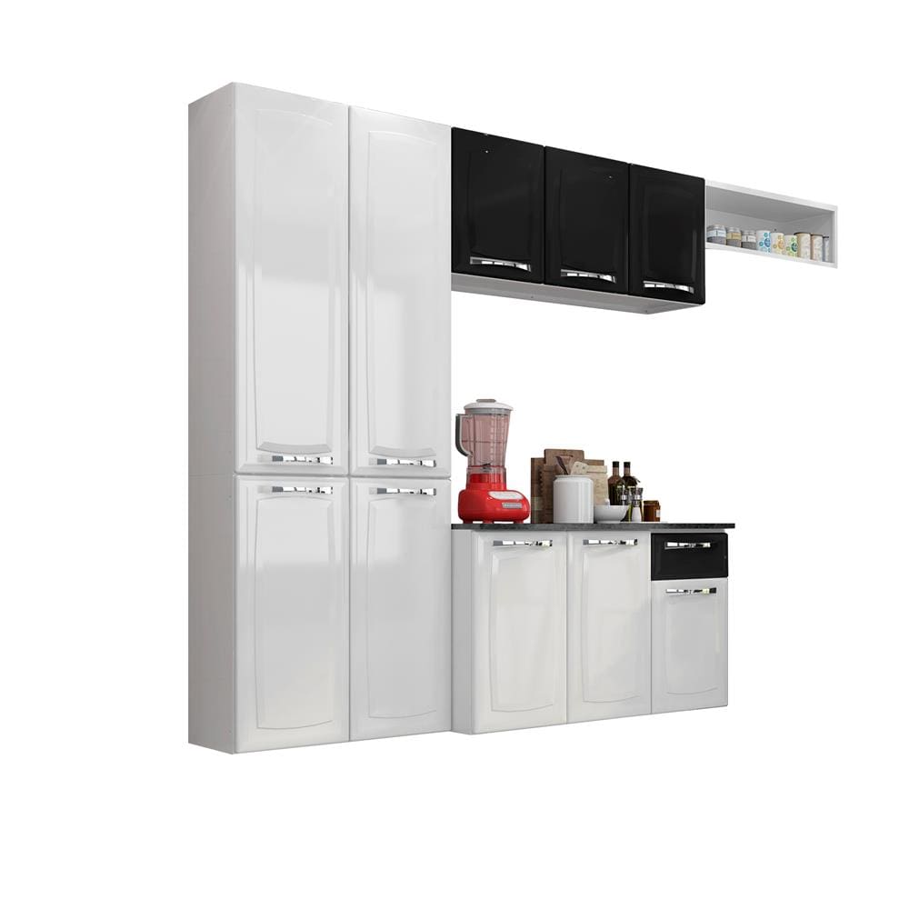 Cozinha Completa Itatiaia Amanda com 10 Portas e 1 Gaveta - 245cm de largura