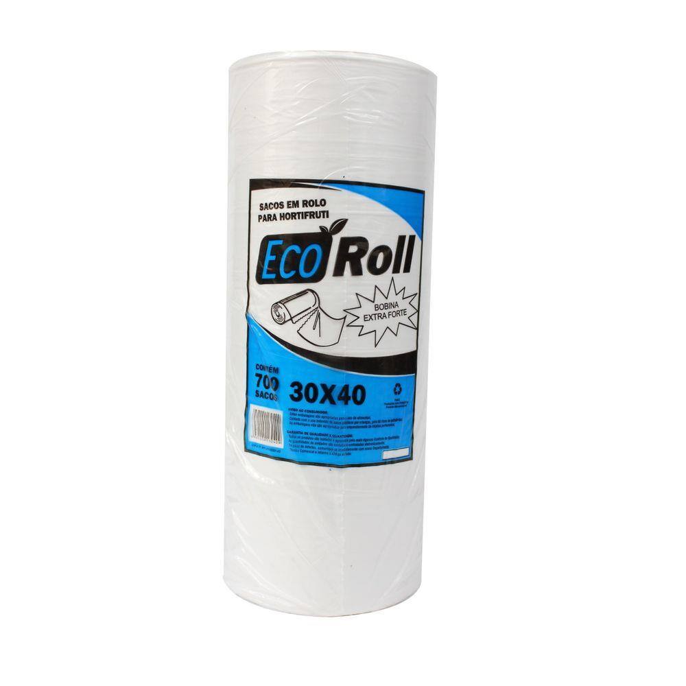 Bobina Saco Plastico Picotada 30x40 Ecoroll Extra Fort 2 Un