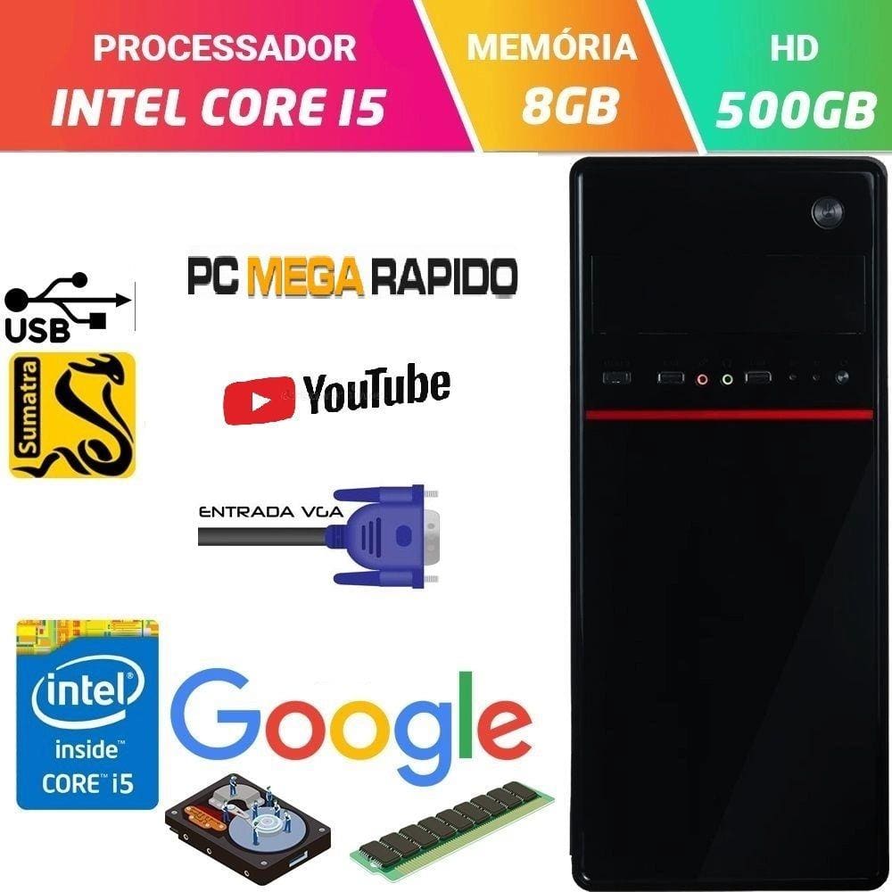 PC Gamer ICC, Intel Core I3, 3.20Ghz, 4GB, 1TB