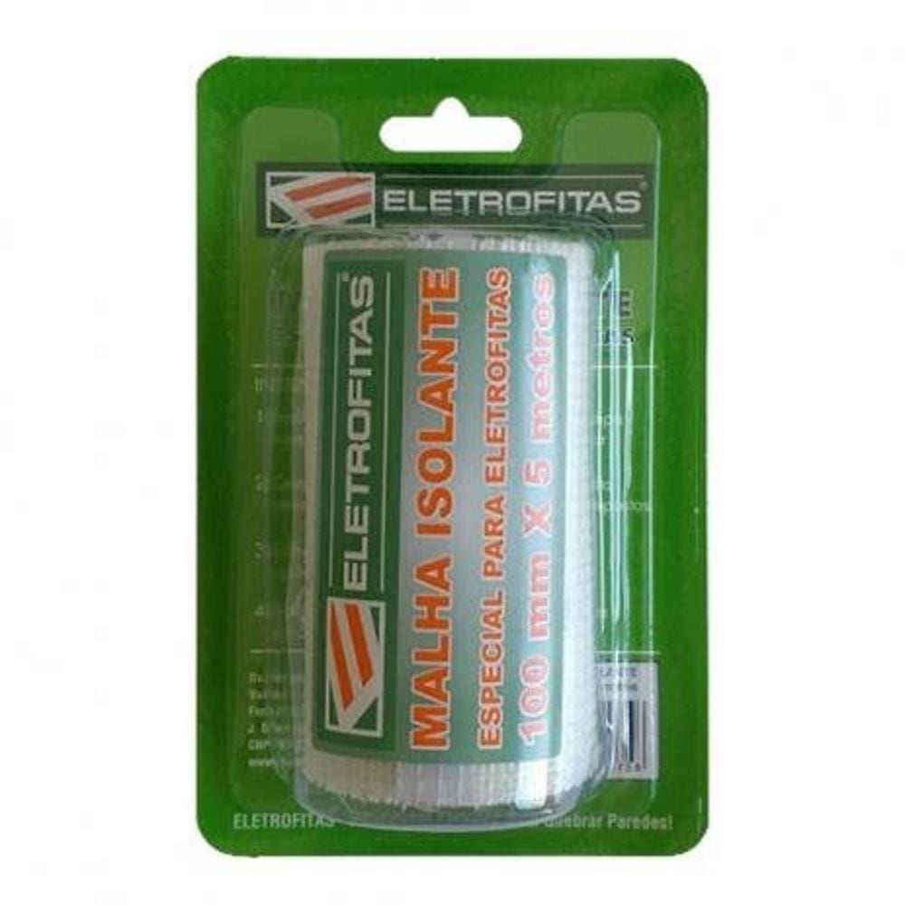 Tela De Fibra De Vidro Para Eletrofita - 100Mm X 5M