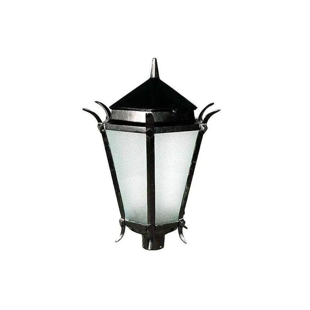 Luminária Colonial para Poste Francesa Grande em Alumínio