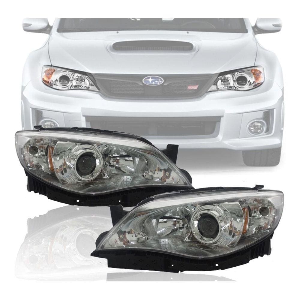 Par Farol Subaru Impreza 08 09 10 11 Cromado
