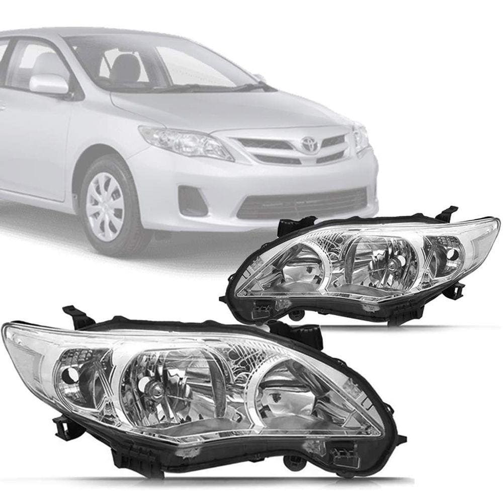 Par Farol Dianteiro Toyota Corolla 2012 2013 2014