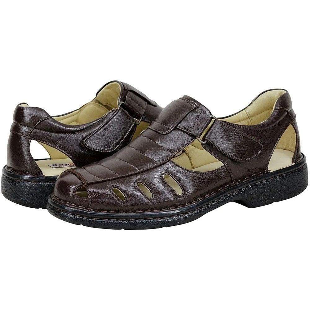 Sandália Decoflex Masculina Conforto San Diego Couro  182