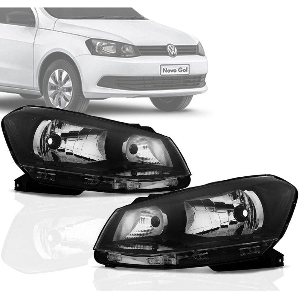 Par Farol Simples Vw Gol G6 Saveiro 2013 2014 2015 2016