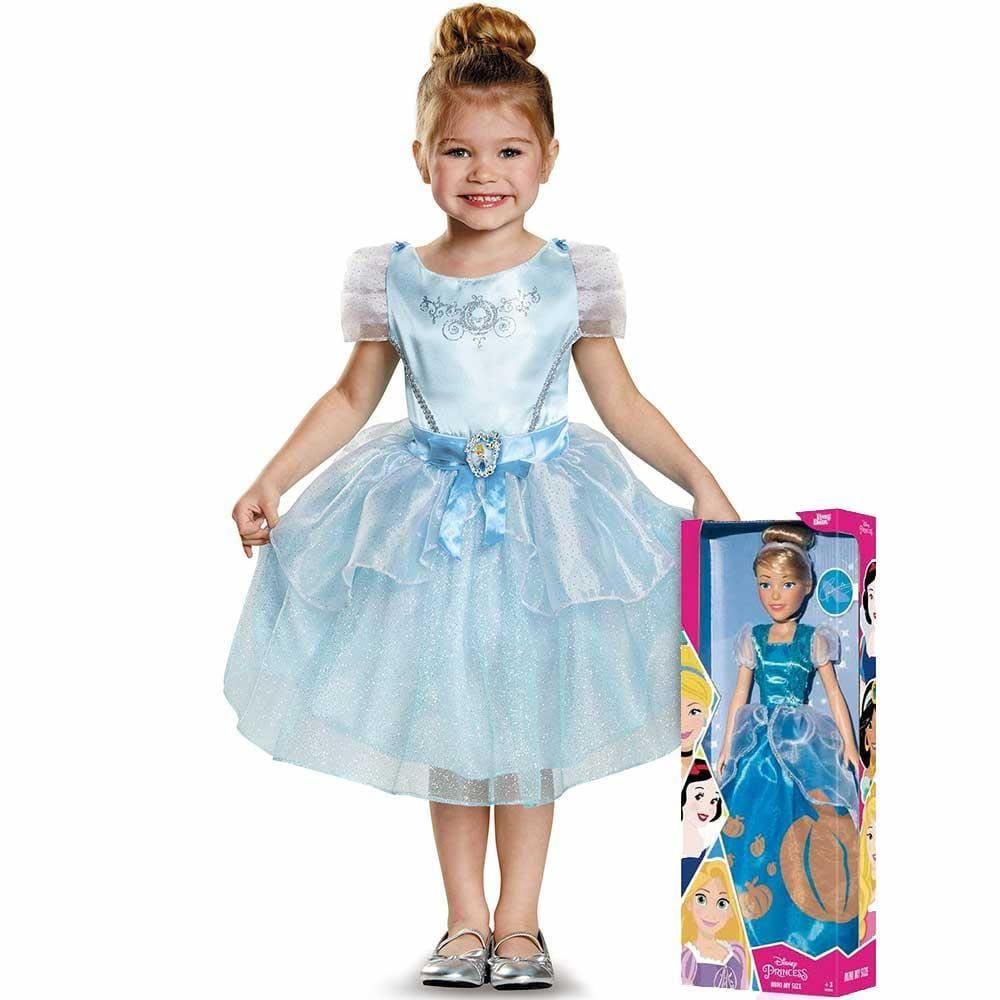 Boneca Cinderela - Mini My Size - Princesas Disney - 55 cm - BabyBrink