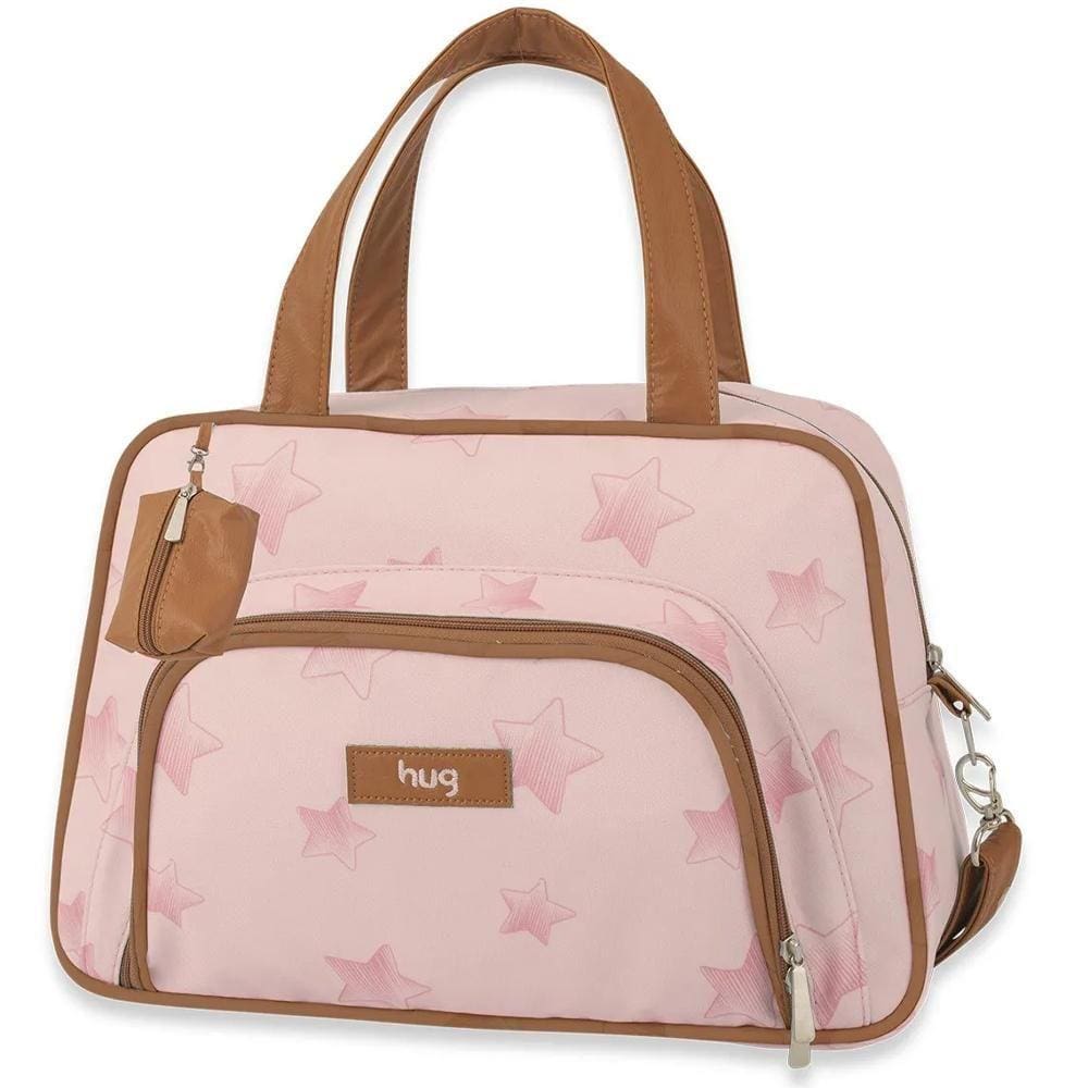 Bolsa Maternidade M Hug Ceu Estrelado Rosa B8002