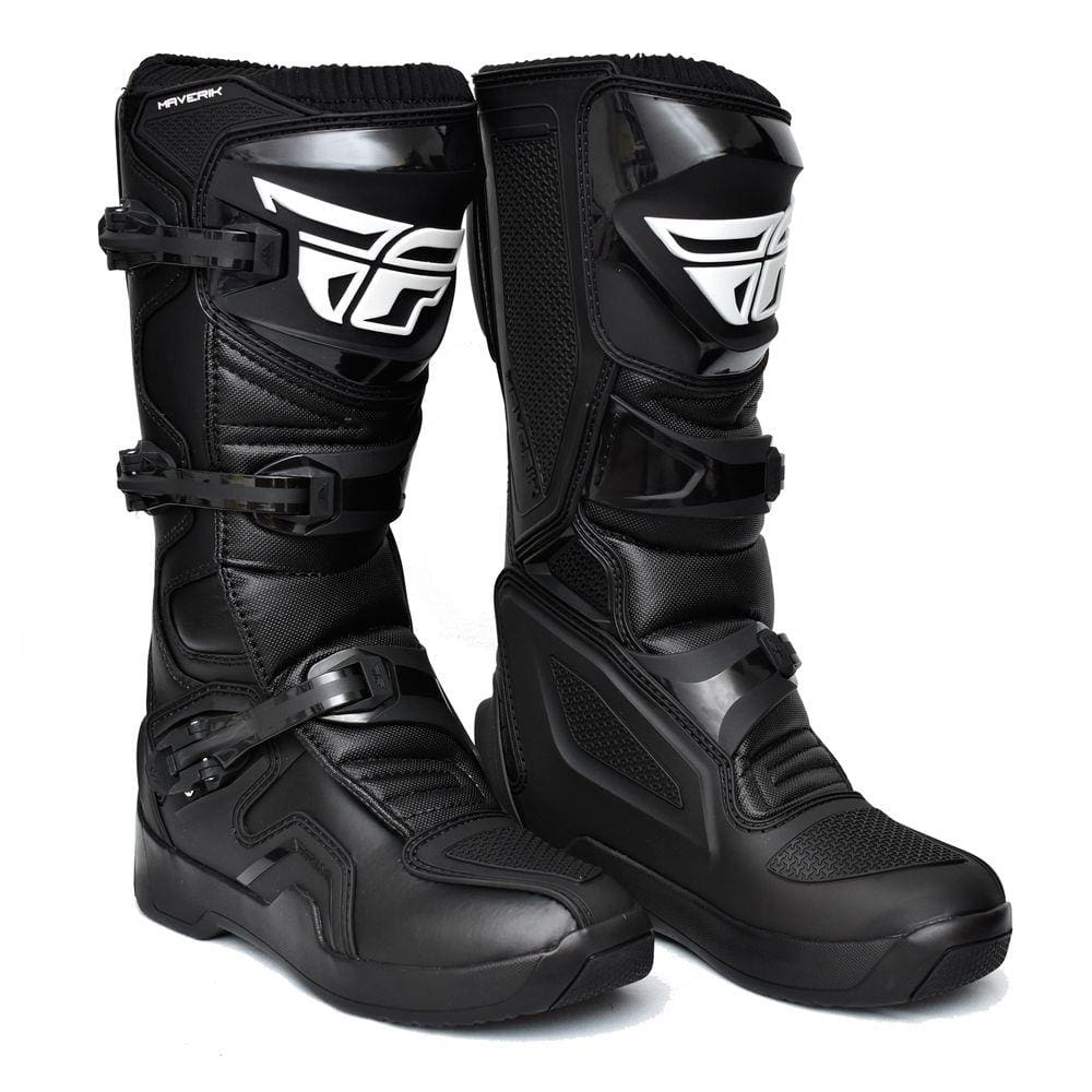 Bota Motocross Enduro Trilha Fly Maverik Preto 10 (41/42)