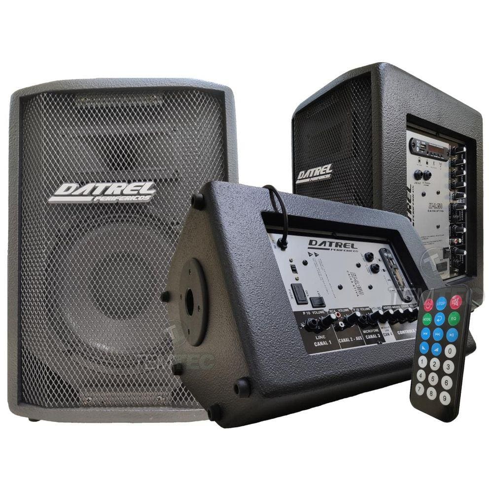 CAIXA DE SOM ATIVA 8” 150W DATREL BLUETOOTH PROFISSIONAL