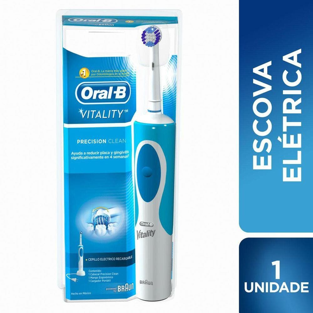 Escova Elétrica Oral-B Vitality Precision Clean - 110 Volts