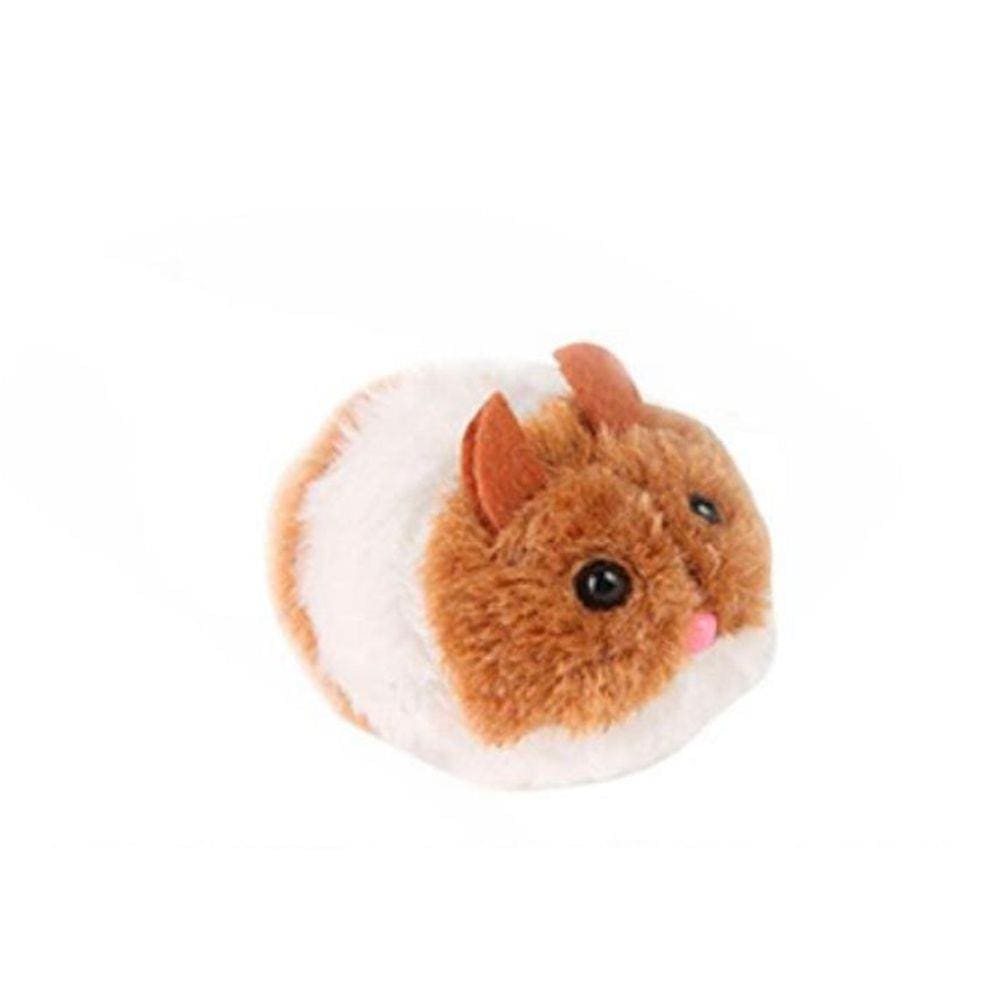Brinquedo Pet Rato Ratinho Pelúcia Que Vibra Para Gato