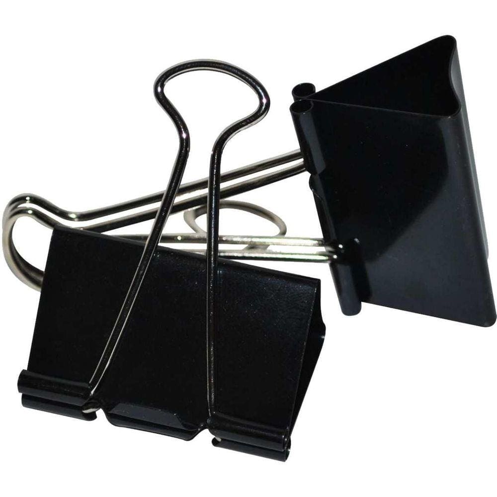 Prendedor De Papel Jocar Binder 32Mm Preto