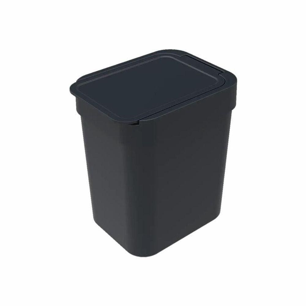 Lixeira Cozinha Banheiro 2,5L Preta Soprano