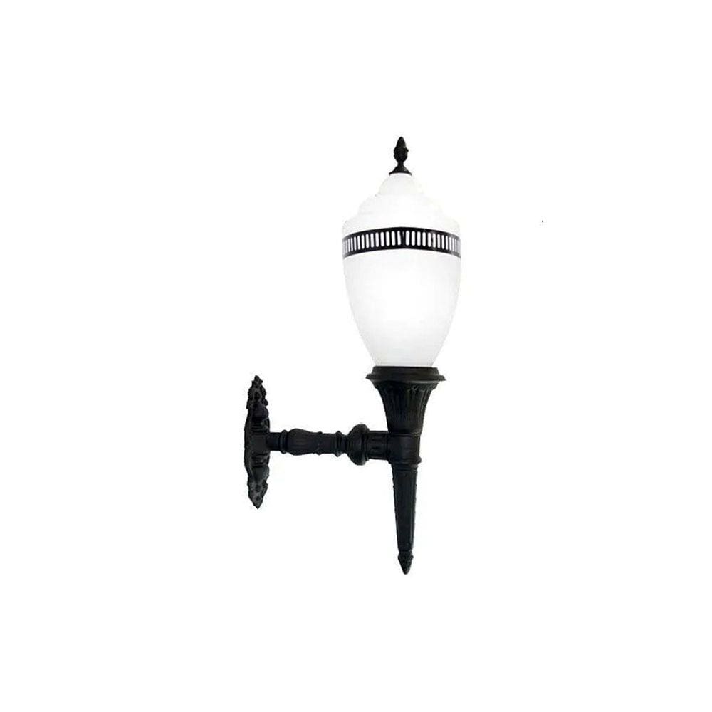 Luminária Republicana Média com Braço em Alumínio 1,29m