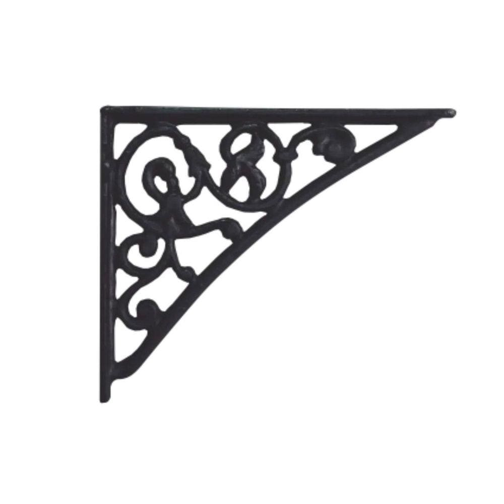 Cantoneira Mão Francesa Nº01 Ferro Fundido Em Hera 22x30cm