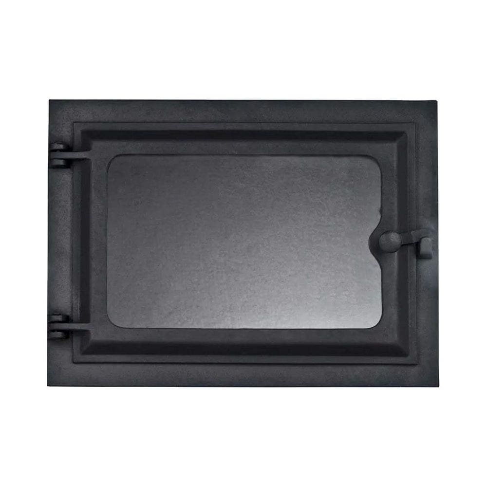 Porta Forno Ferro Fundido Com Vidro 28,5x33,5cm - Modelo Libaneza P
