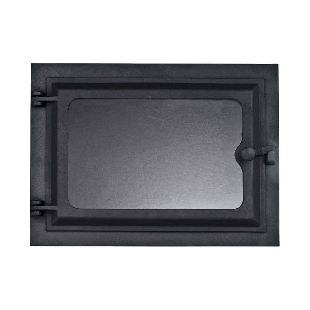 Porta Forno Ferro Fundido Com Vidro 31,5x46cm - Modelo Libaneza G