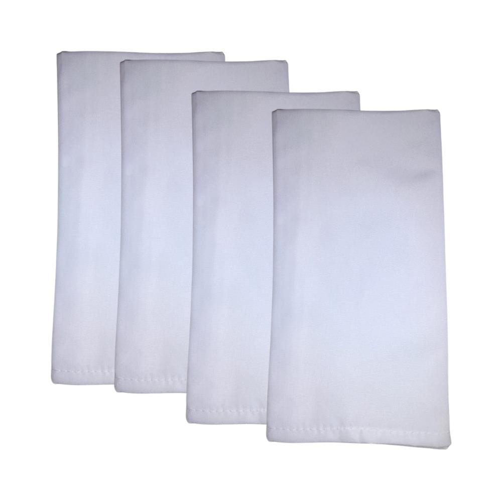 Guardanapo de tecido 4 peças Branco MicroOxford P. Home