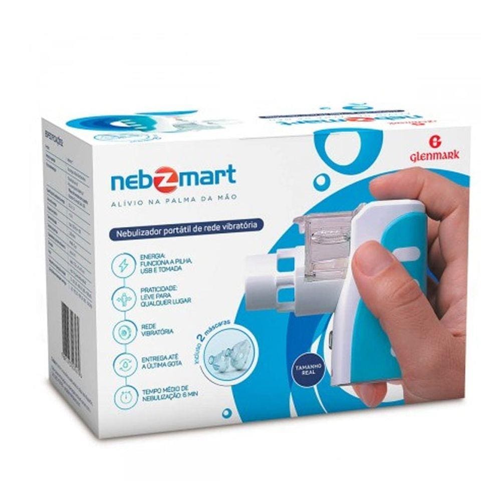 Nebulizador Nebzmart Inalador portátil de rede vibratória