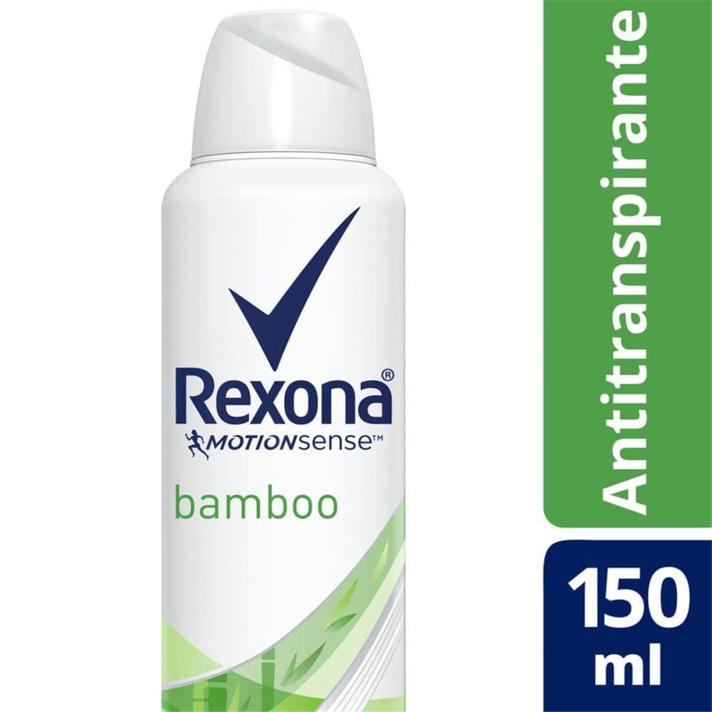 Desodorante Antitranspirante Rexona Feminino Aerosol Bamboo & Aloe Vera 150ml