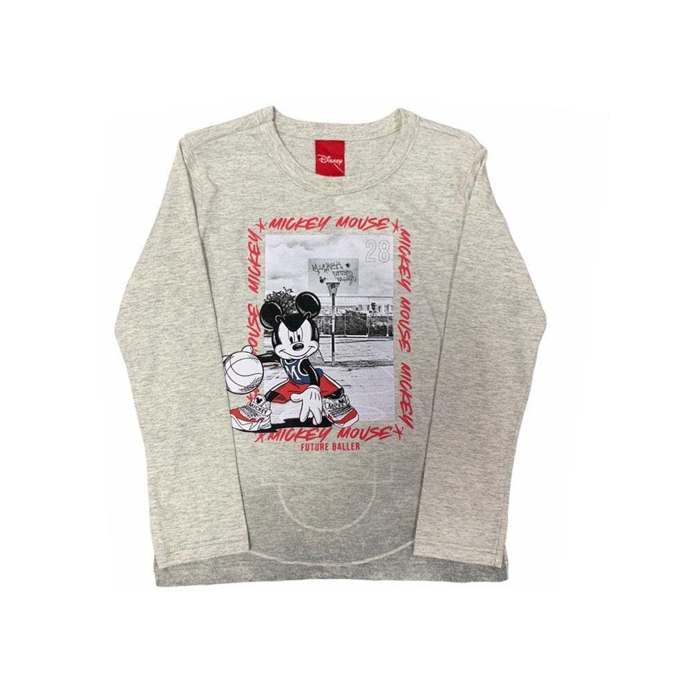 Camiseta Manga Longa Mickey Mouse D60188 Disney