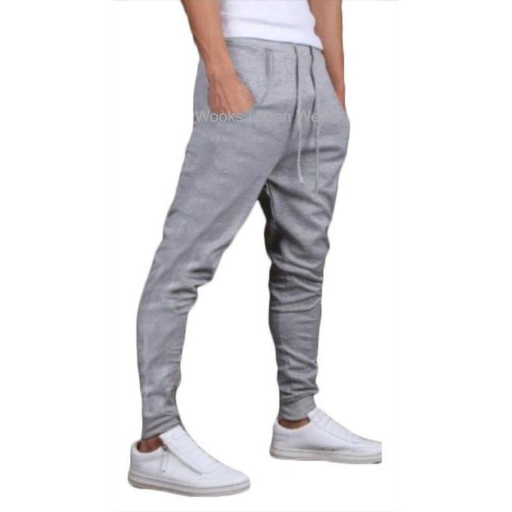 Calça moletom masculina skinny slim sport luxo