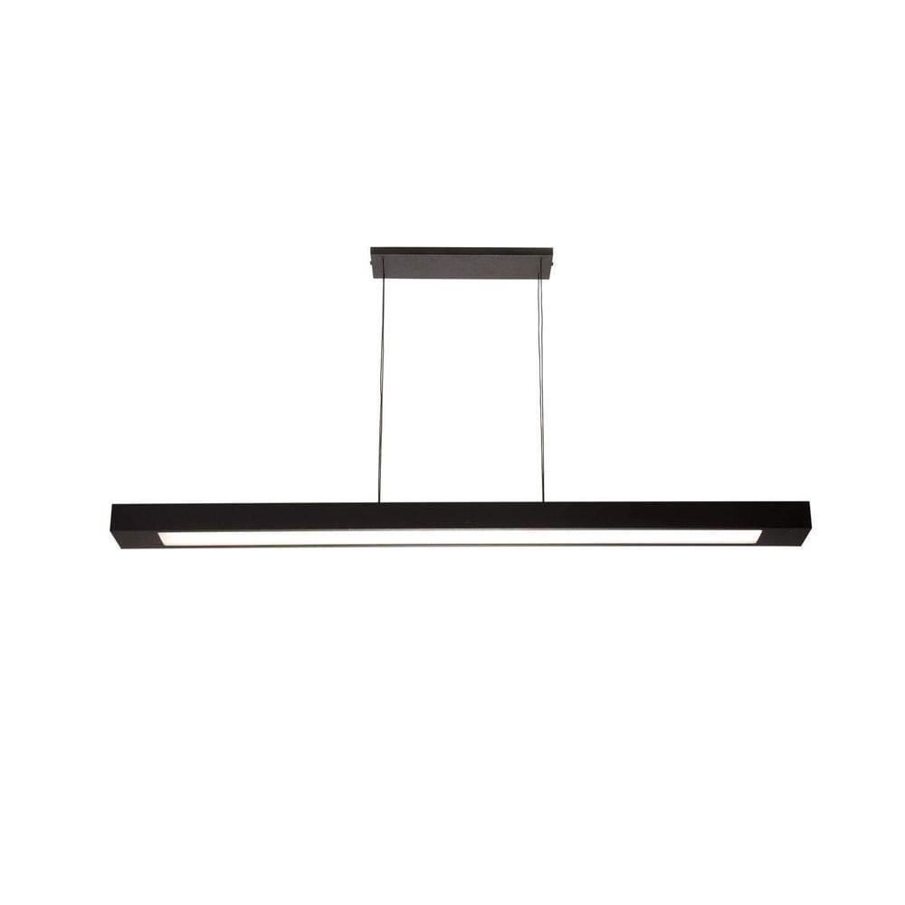 Pendente Retangular 65cmx5cmx10cm Arky Bella Italia Preto