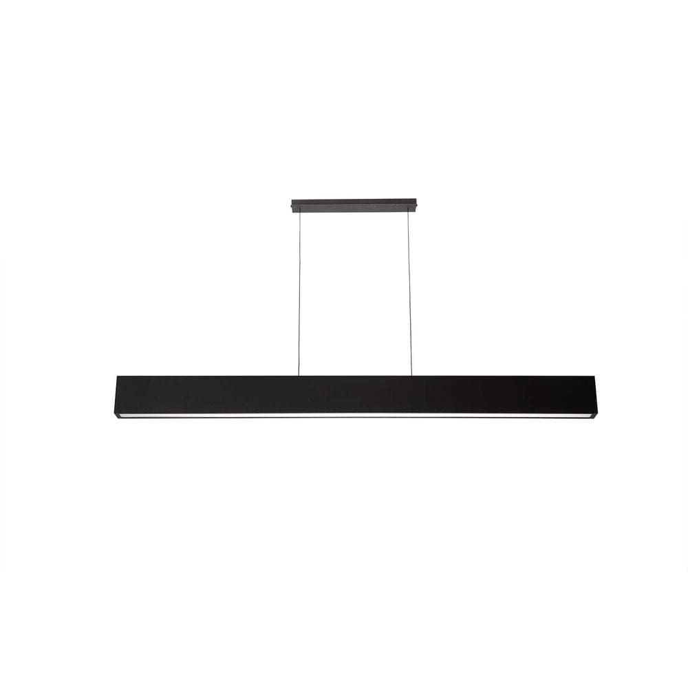 Pendente Retangular 125cmx5cmx10cm Arky Bella Italia Preto