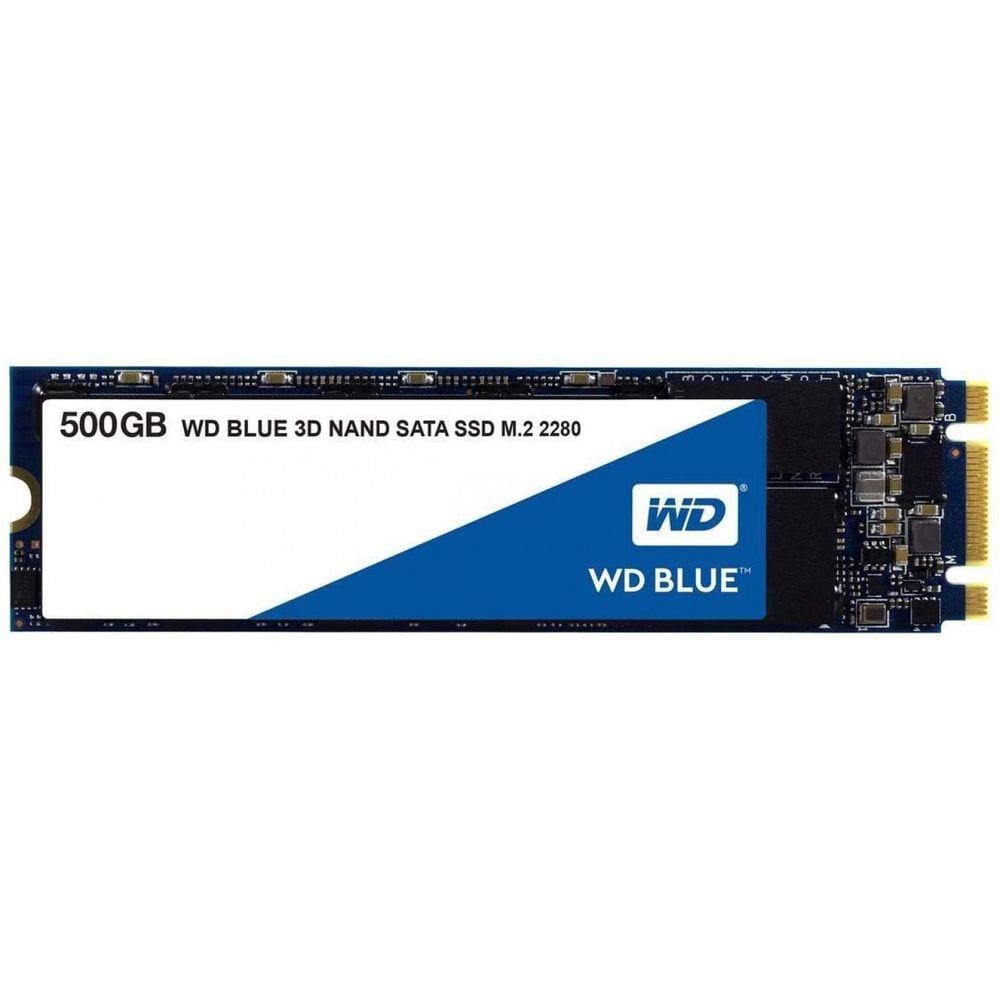 SSD WD Blue, 500GB, M.2, Leitura 560MB/s, Gravação 530MB/s - WDS500G2B0B