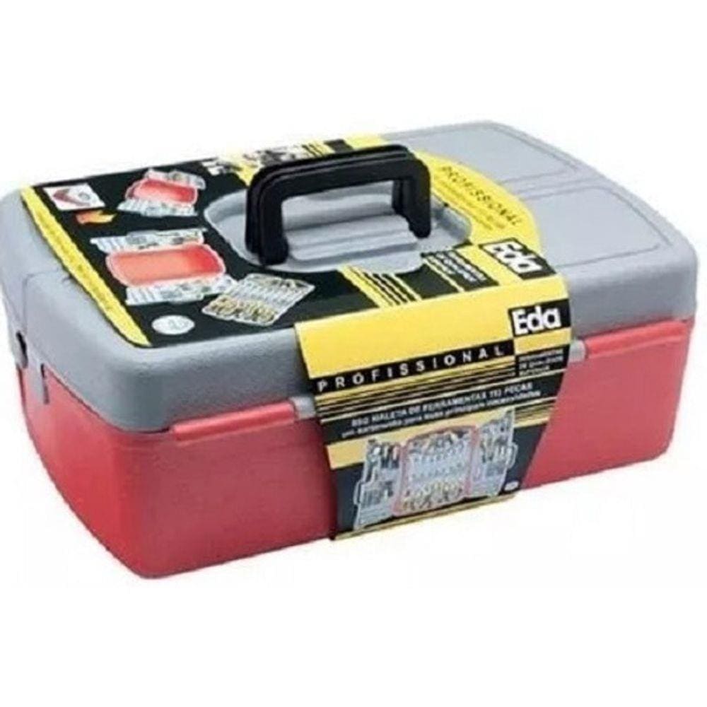 Kit Maleta 113 peças caixa de ferramentas profissional Eda 8SG