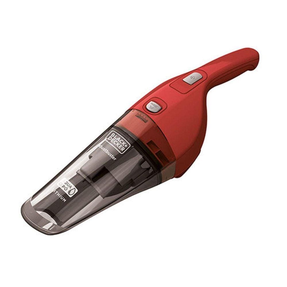 Aspirador Sem Fio Vermelho Black Decker Bateria Para Pó E Água