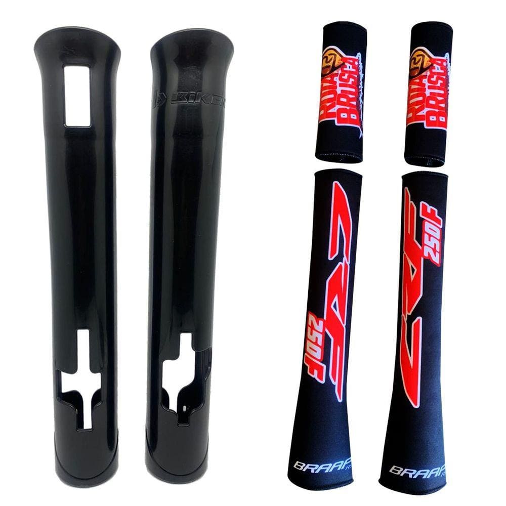 Kit Protetores Suspensão Dianteira Biker Neoprene Crf 250f