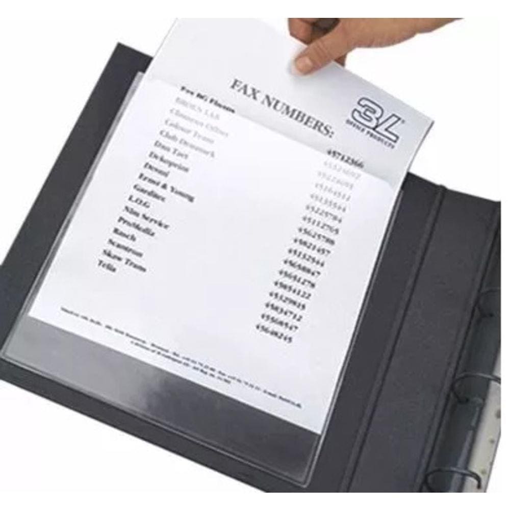 Porta Documentos Bolsas Auto Adesivas Porta Arquivos Maxi A4 50 unidades
