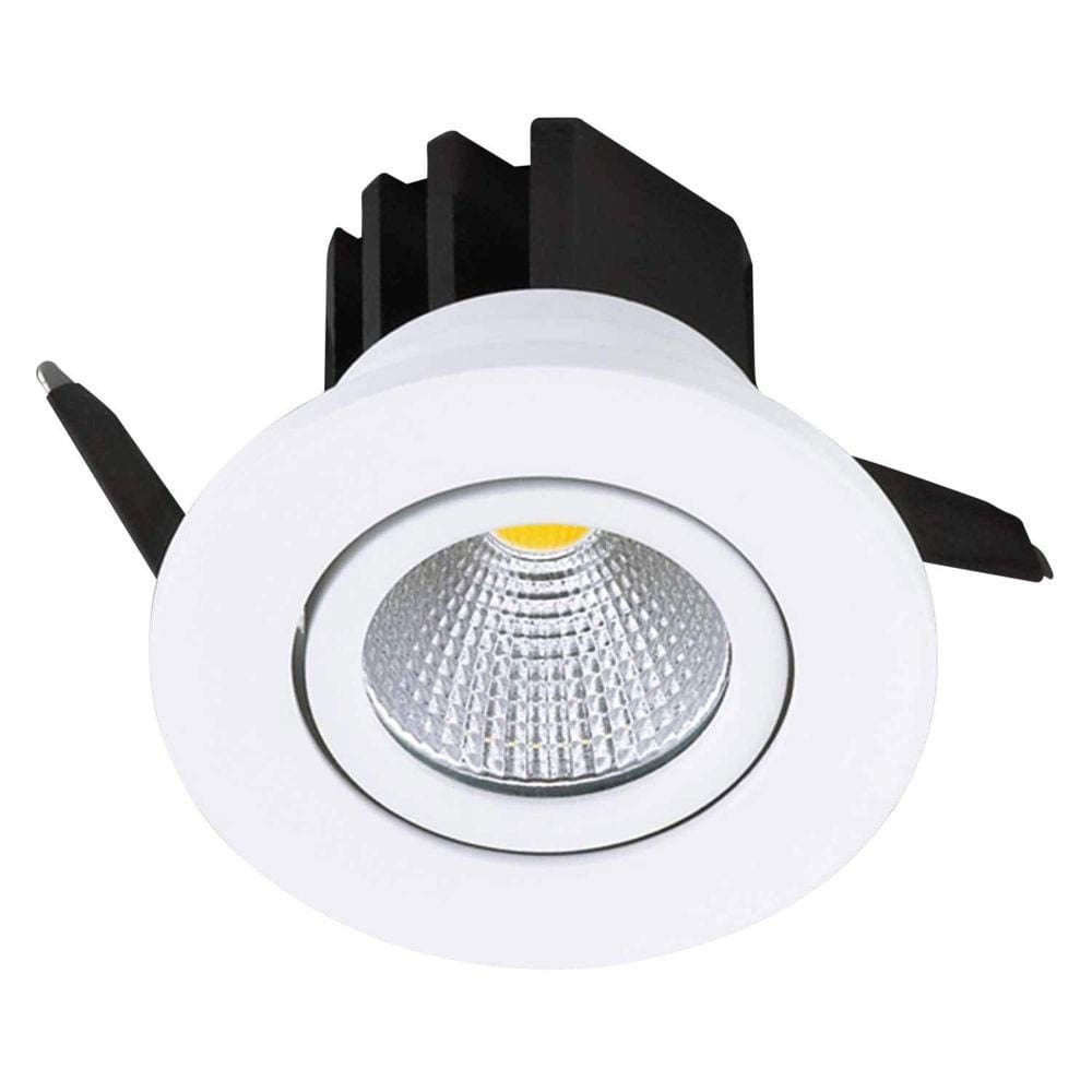 Spot Led Embutir de Alumínio Foko 6cmx7cmBella Iluminação 1x3W - caixa com 5 Unidade - Branco