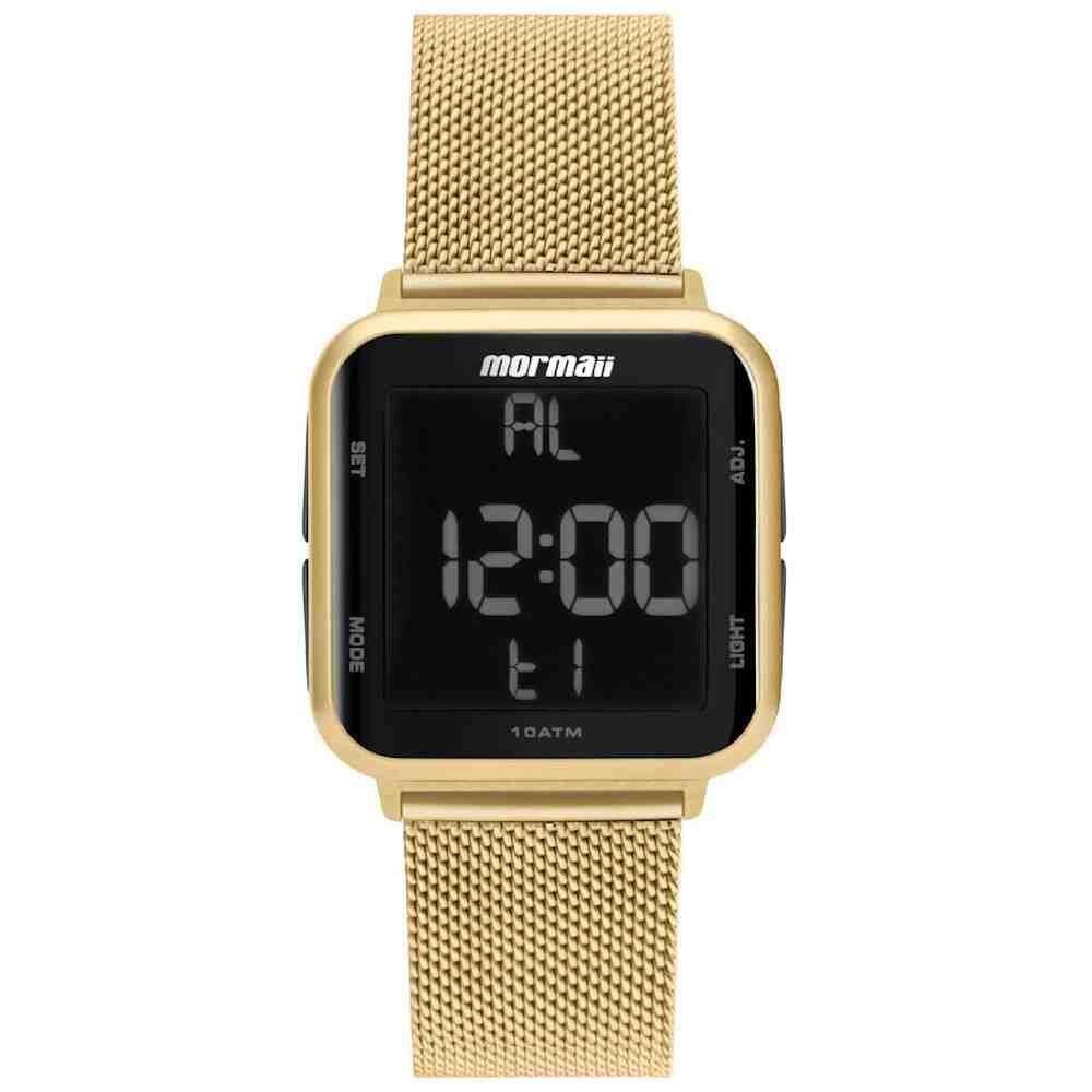 Relógio Unissex Mormaii MO6600AH/8D Digital Dourado