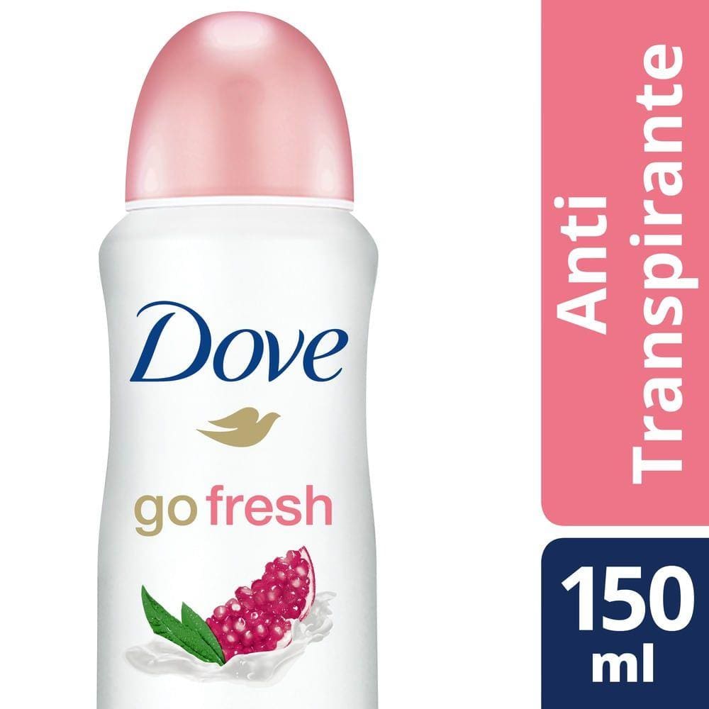 Desodorante Aerosol Dove Go Fresh Romã E Verbena 150ml