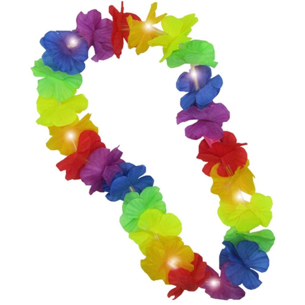 Colar Havaiano Colorido - 120cm