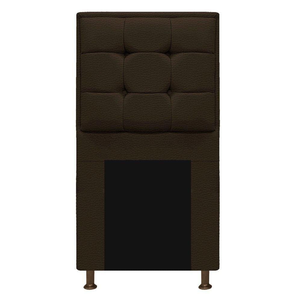 Cabeceira Copenhague 100 cm Solteiro Corano Marrom