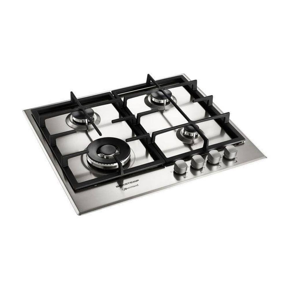 Cooktop inox brastemp gourmand 5 bocas 90cm bdk90dr | extra | Extra