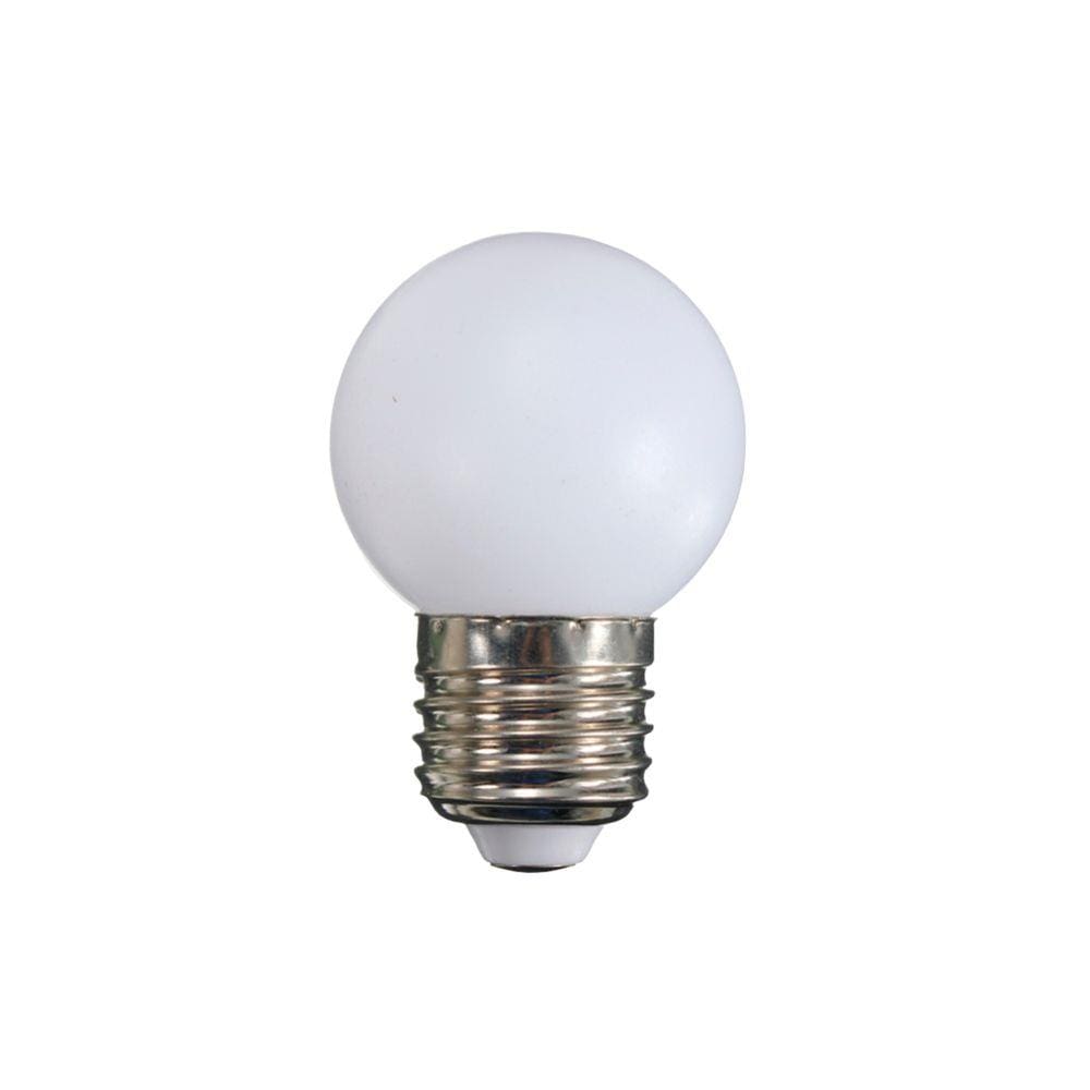 10 Peças Lampada Bolinha Led 1w 127v E27 Branco Frio e Branco Quente