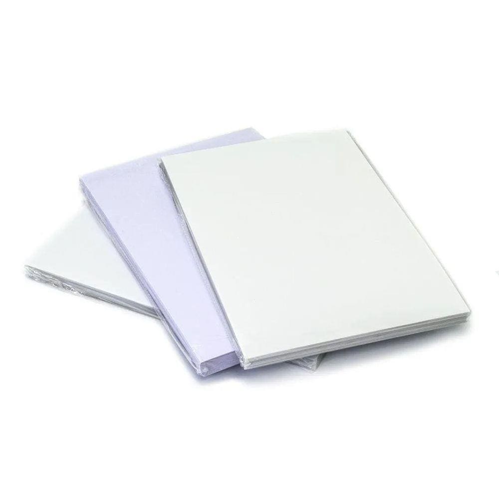 Folhas Imprimíveis para Placas de PVC, Crachá, Cardápio - 100 Unidades