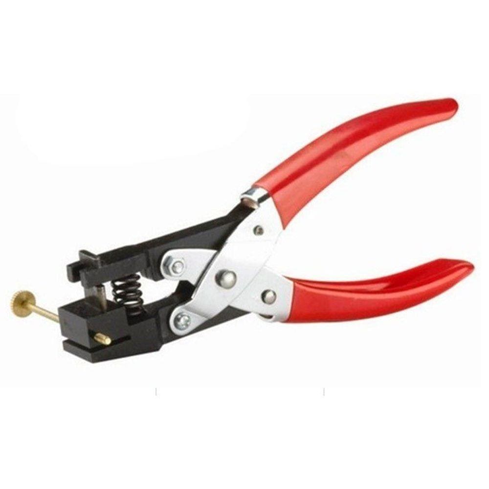 Alicate Perfurador Furador de Crachá de Pvc Furo Redondo Margeador