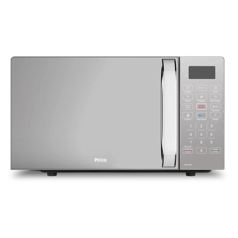 Micro-Ondas Philco PMO23EB Revestimento Limpa Fácil 20 Litros