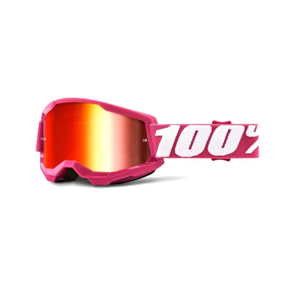 Óculos 100% Strata 2 Lente Espelhado Trilha Motocross