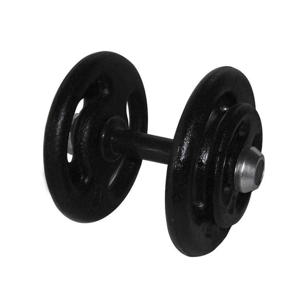 Dumbbell Pintado Pegada Emborrachada Academia Fitness 20kg