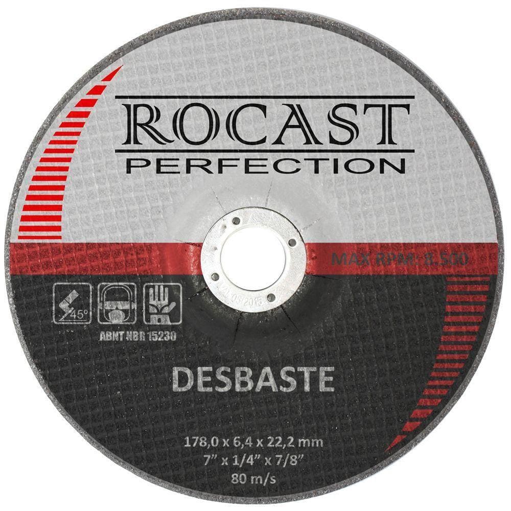 Disco De Desbaste 4 1/2 X 1/4 X 7/8 Rocast