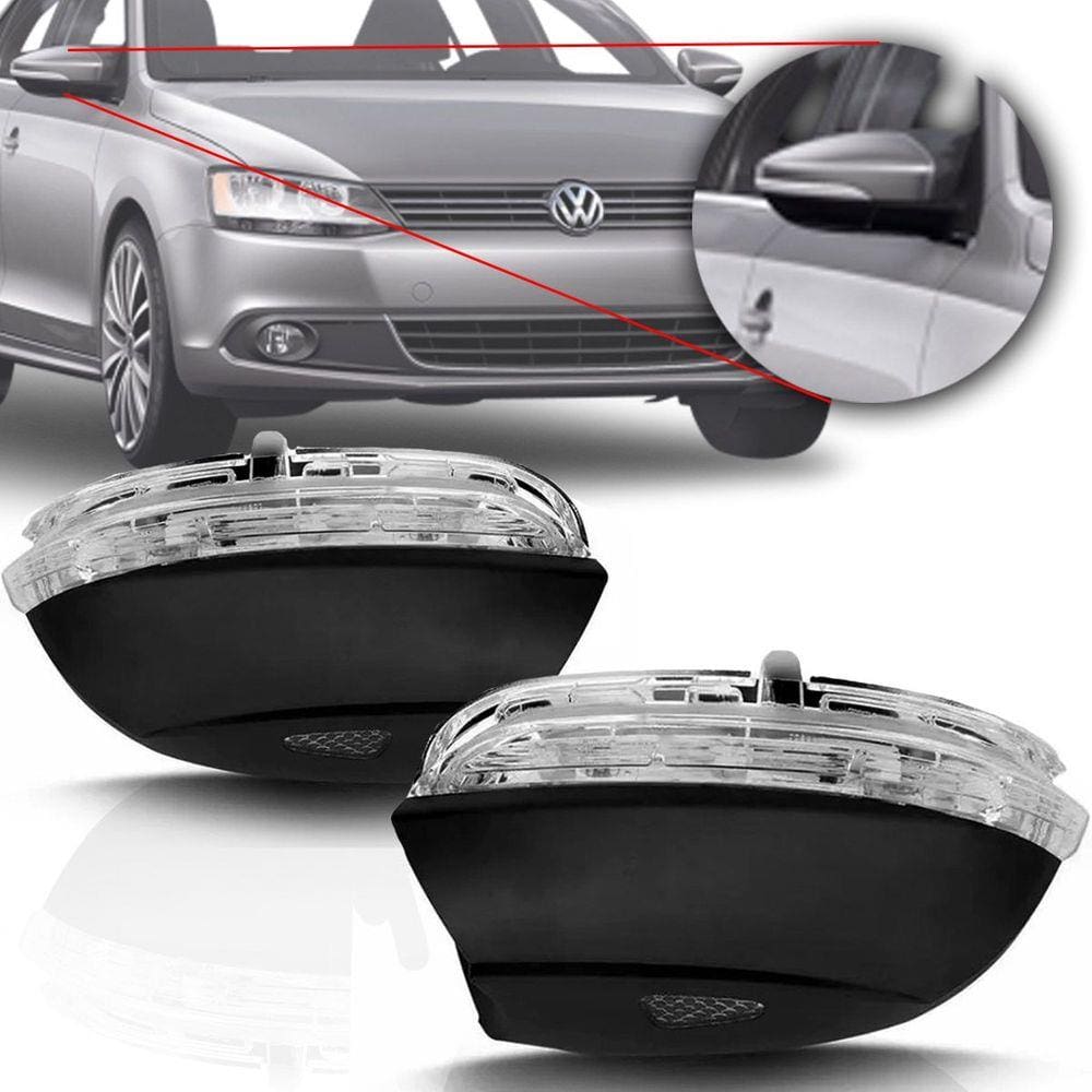 Pisca Retrovisor Jetta 2011 2012 2013 2014 Com Luz Cortesia