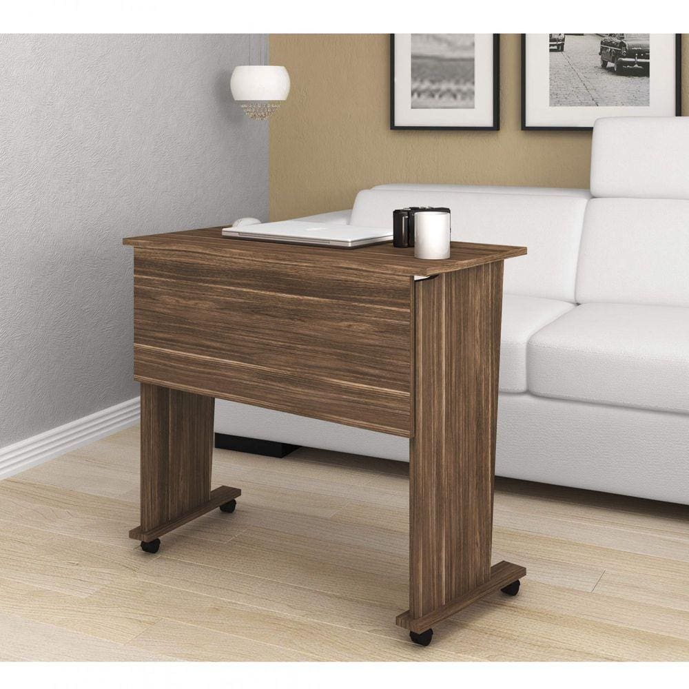 Mesa para Notebook Multiuso Dobrável Tecno Mobili Nogal